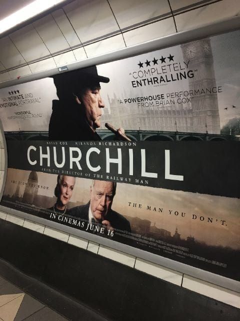 London Underground poster for Churchill