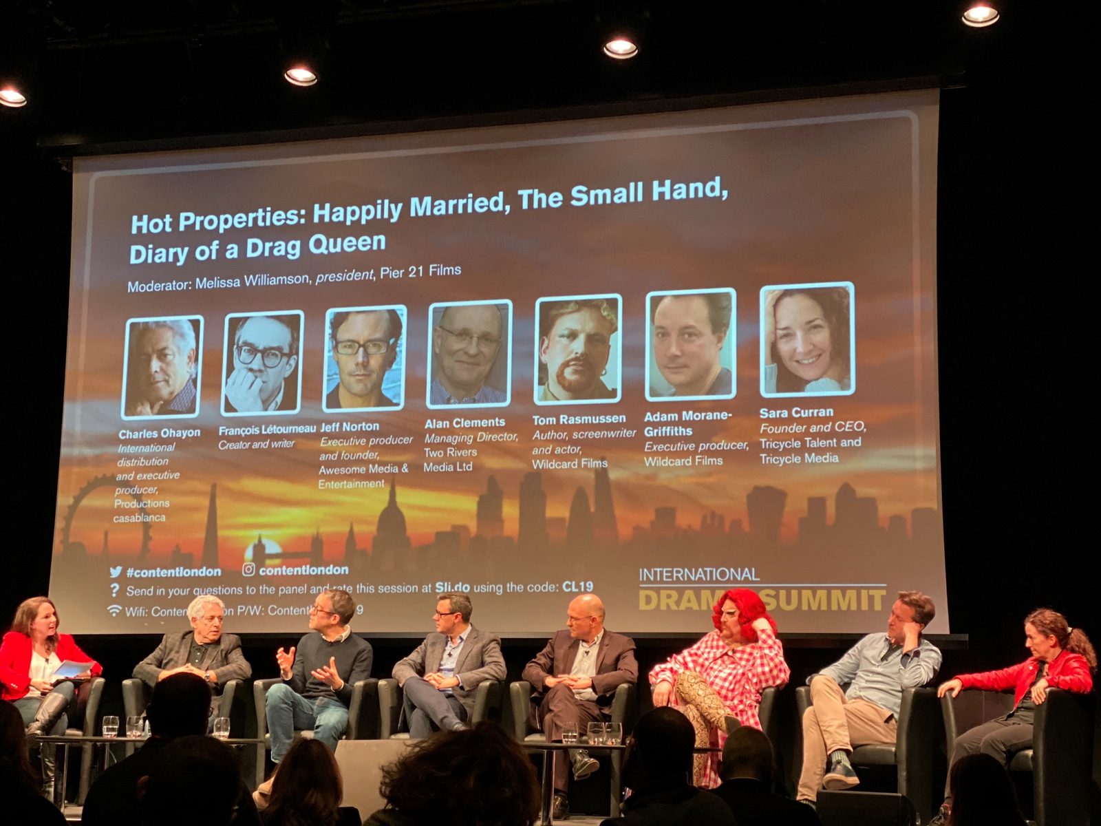 Sara Curran on the Hot Properties panel at Content London