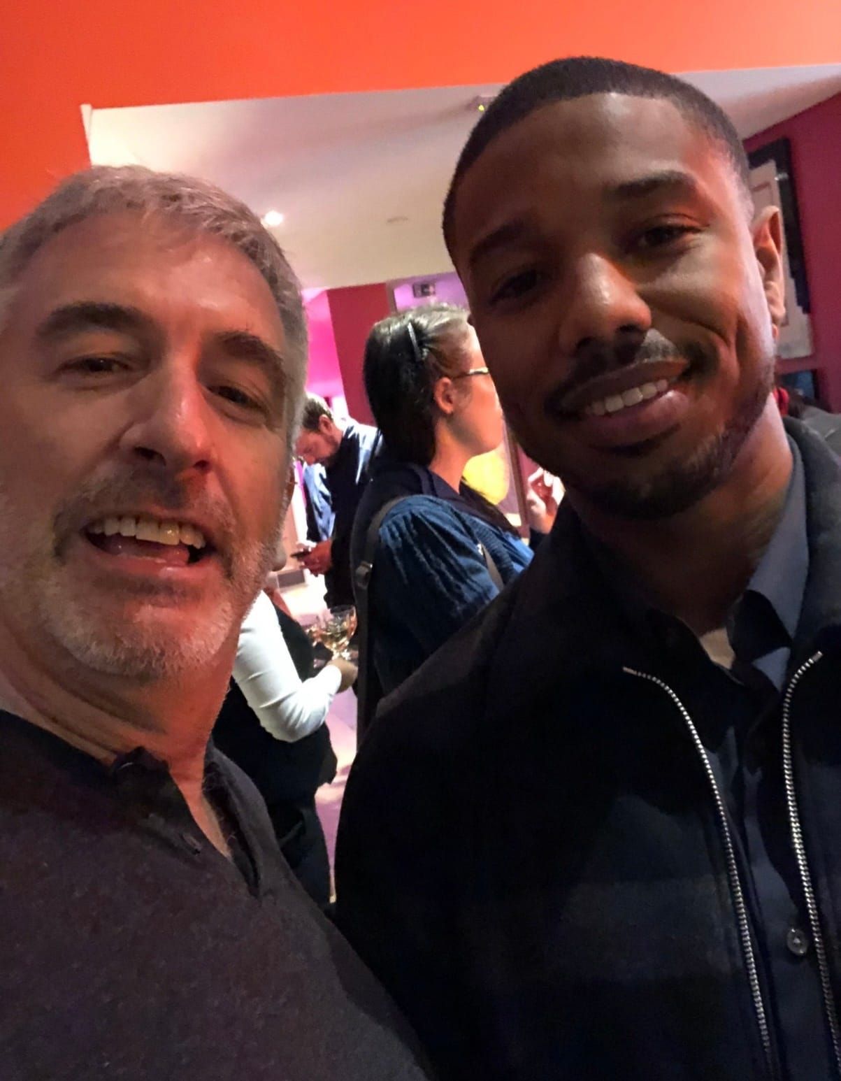 Peter A. Sussman with Michael B. Jordan
