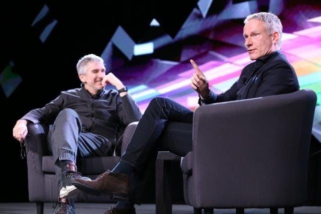 Peter A. Sussman interviewing Jens Richter on stage