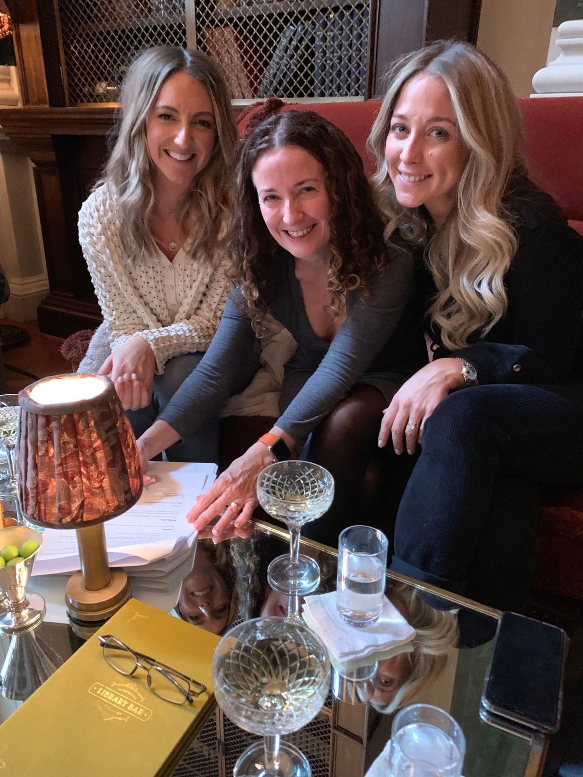 Sara Curran with Sophie Gildersleeve and Kim Riley
