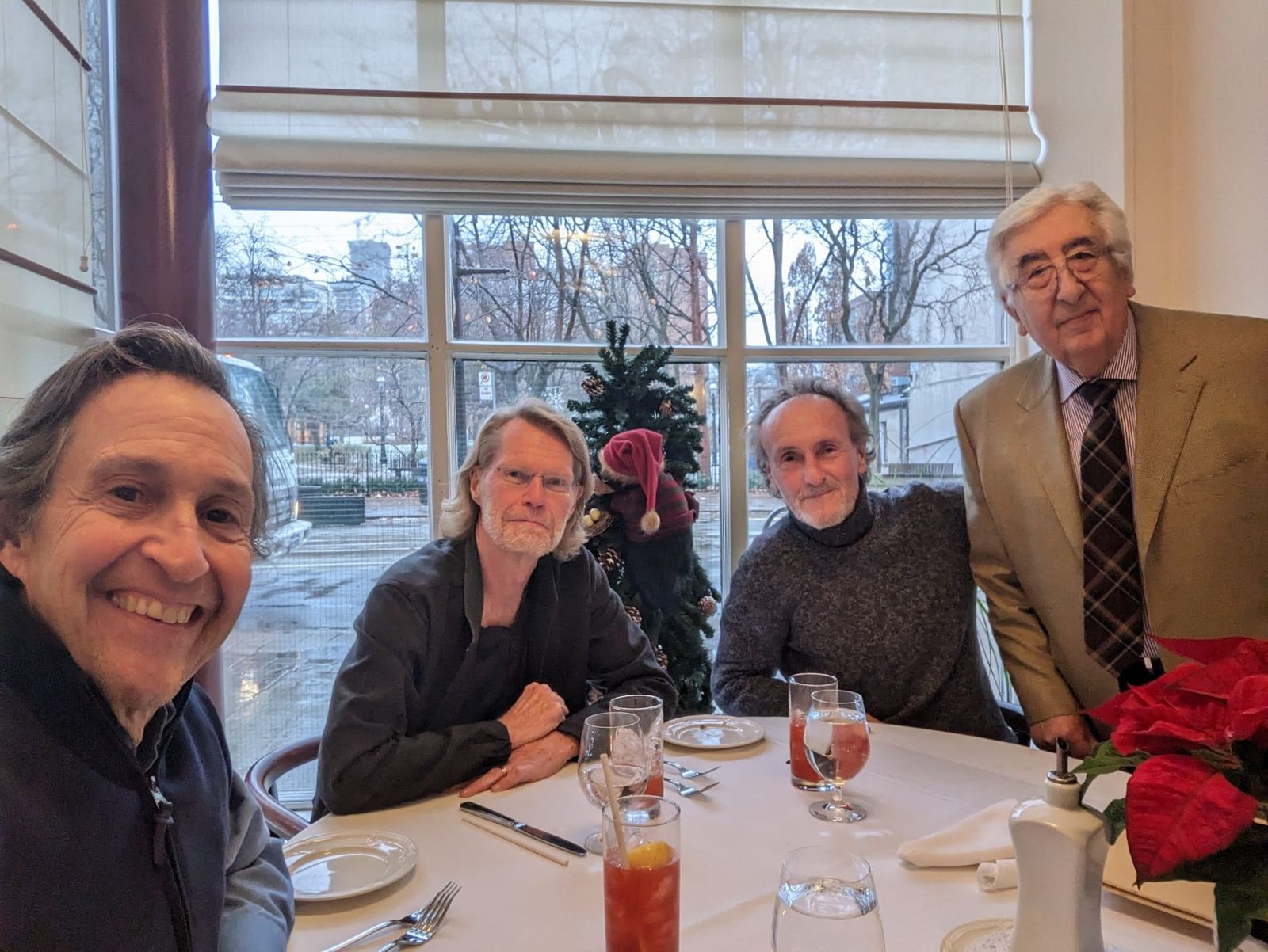 Alliance Atlantis partners at Christmas lunch at Biagio, Toronto