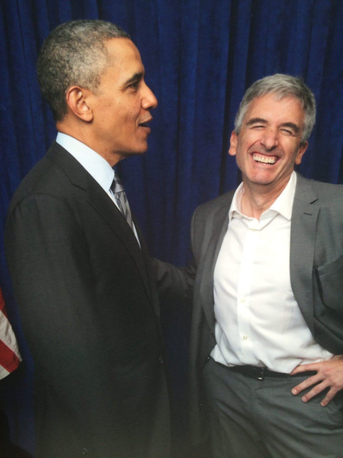 Peter A. Sussman with Barack Obama